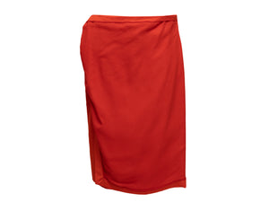 Orange Atelier Versace Knee-Length Skirt