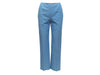 Light Blue Prada Nylon Straight-Leg Pants