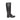 Black Hermes Leather Knee-High Riding Boots - Designer Revival