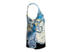 Blue & Multicolor Roberto Cavalli Floral Print Sleeveless Top