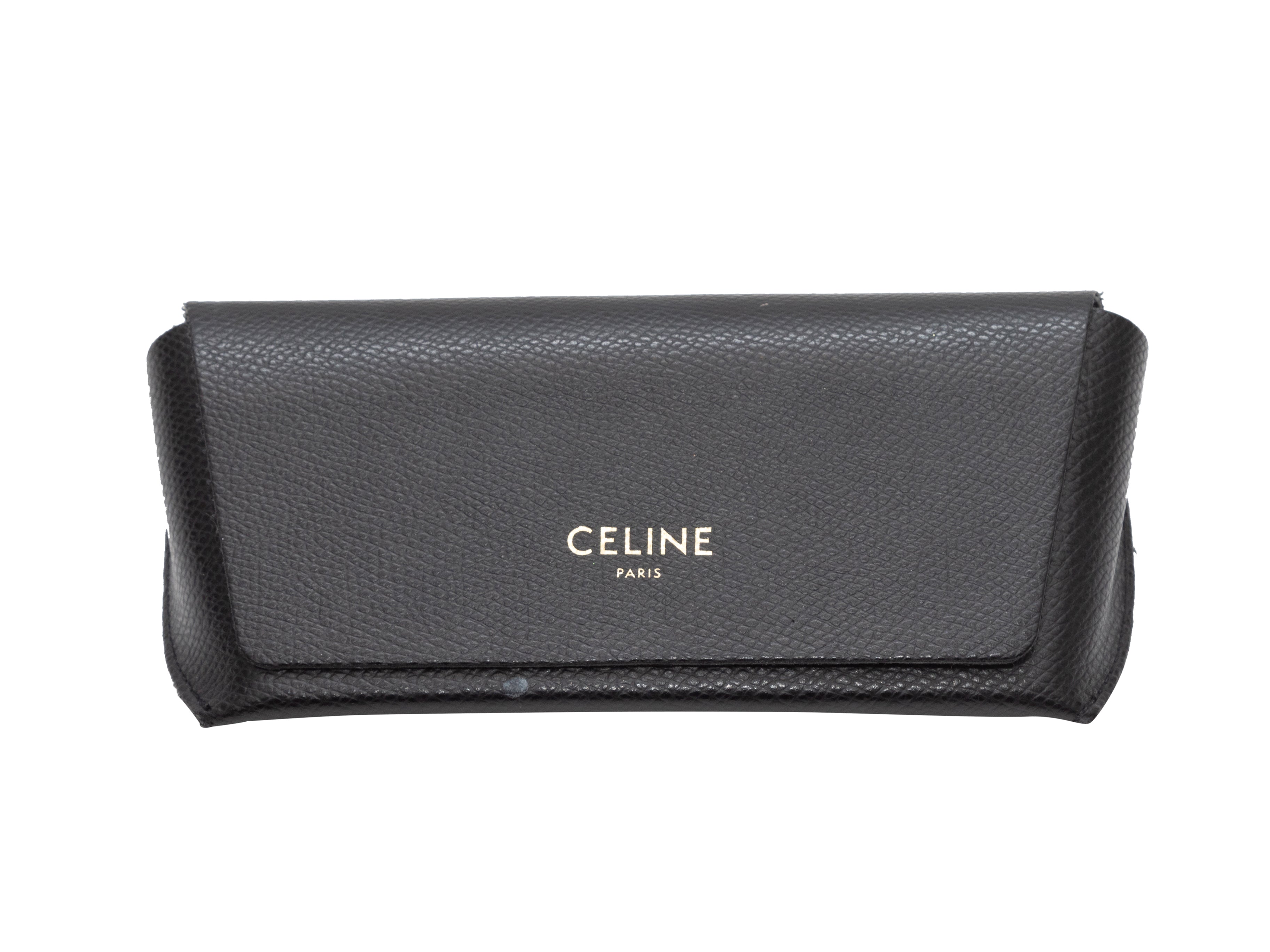 lijden Onvoorziene omstandigheden aankomst Black Celine Oversize Round Sunglasses – Designer Revival