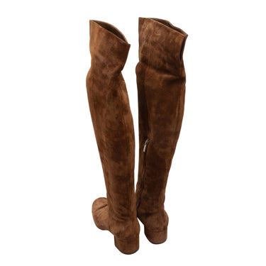 Brown Gianvito Rossi Suede Over-The-Knee Boots Size 39 - Atelier-lumieresShops Revival