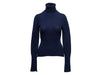 Navy Yves Saint Laurent Cashmere Turtleneck Sweater