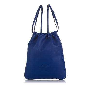Blue Hermes Cheri Bridado Backpack - Designer Revival