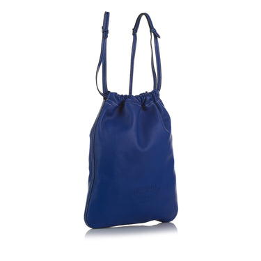 Blue Hermes Cheri Bridado Backpack - Designer Revival