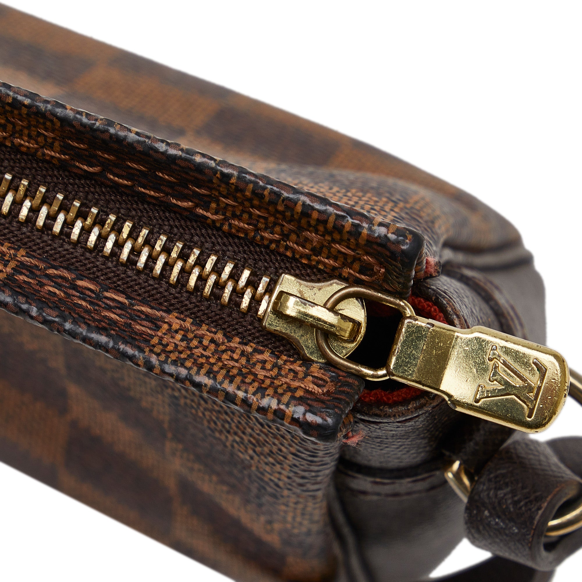 Louis Vuitton Trousse Damier Ebene Pochette Handbag