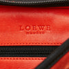 Red Loewe Amazona 28 Suede Handbag