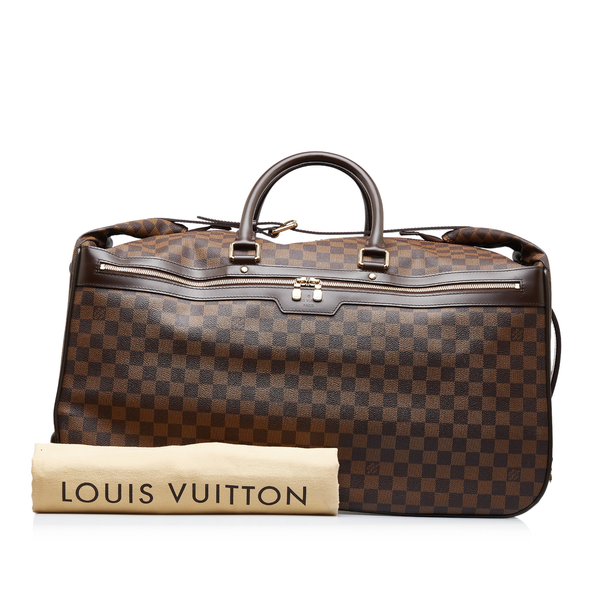 Louis Vuitton Damier Ebene Eole 50 Rolling Luggage Wheels Duffle