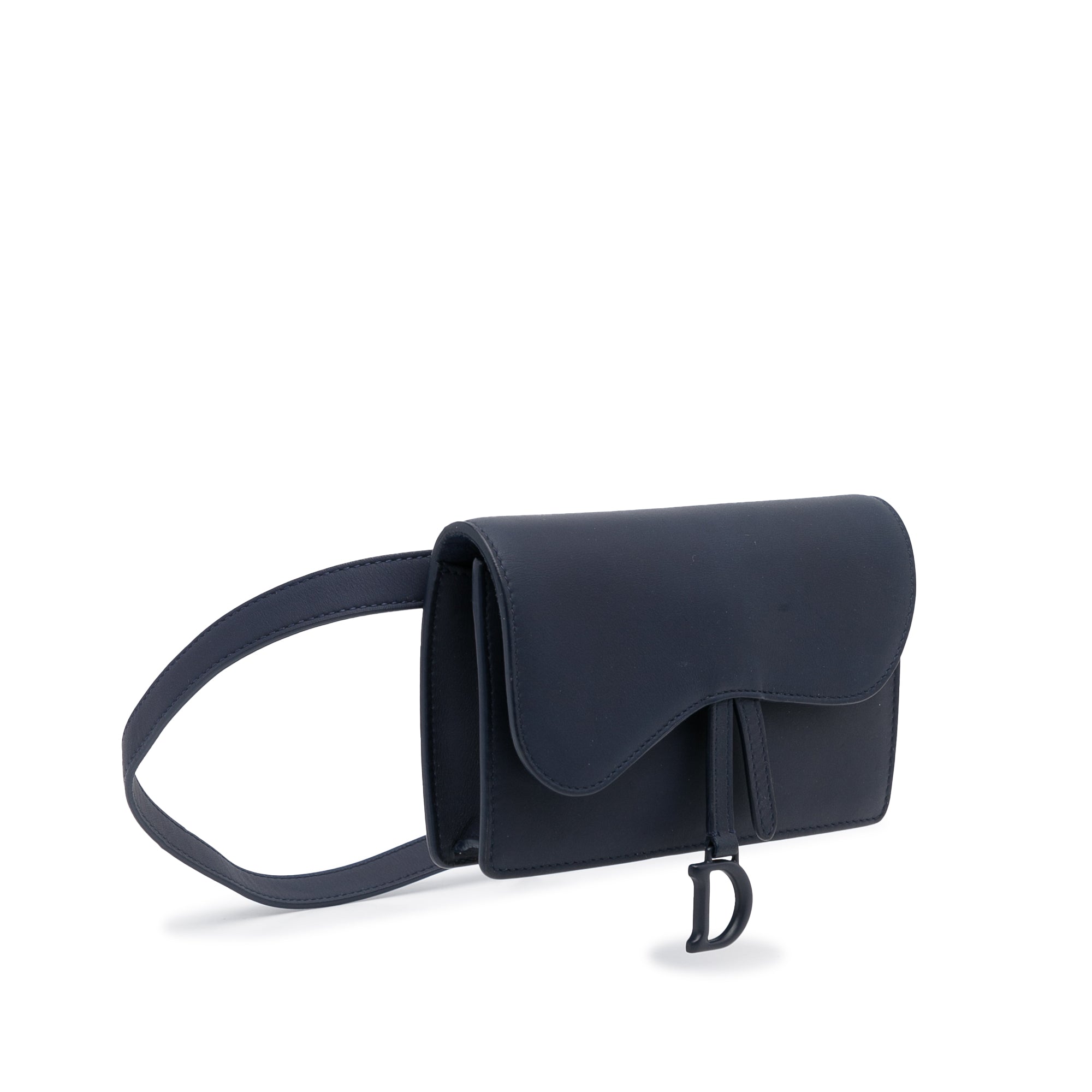Black Dior Saddle Belt Bag - Designer Revival
