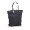 Black Gucci GG Canvas Tote Bag