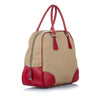 Brown Prada Canvas Handbag Bag