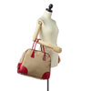 Brown Prada Canvas Handbag Bag