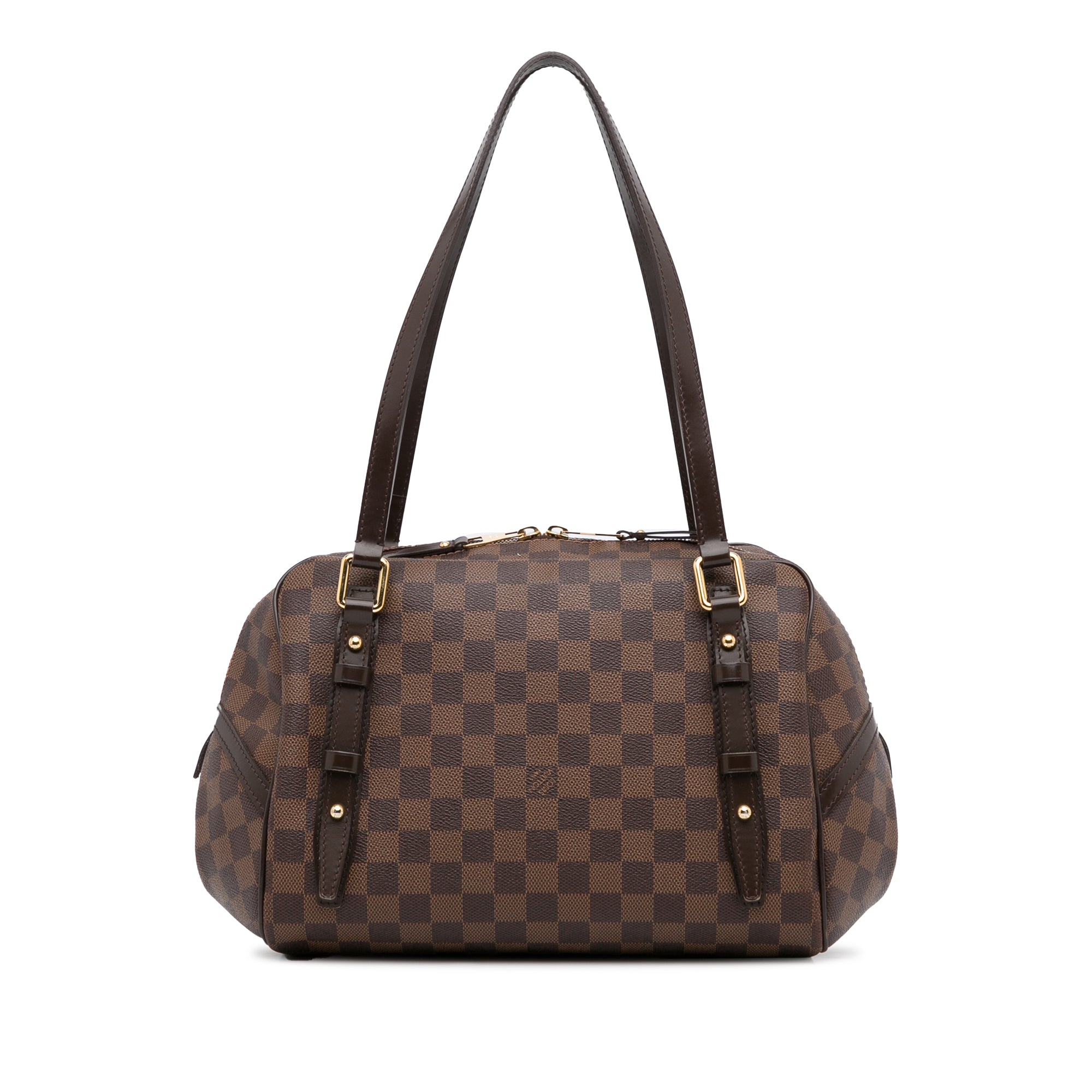 brown checkered louis vuitton purse