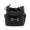 Black Gucci Horsebit 1955 Bucket Bag