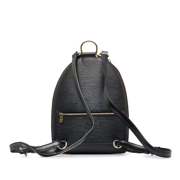 Louis Vuitton Black Epi Leather Mabillon Backpack