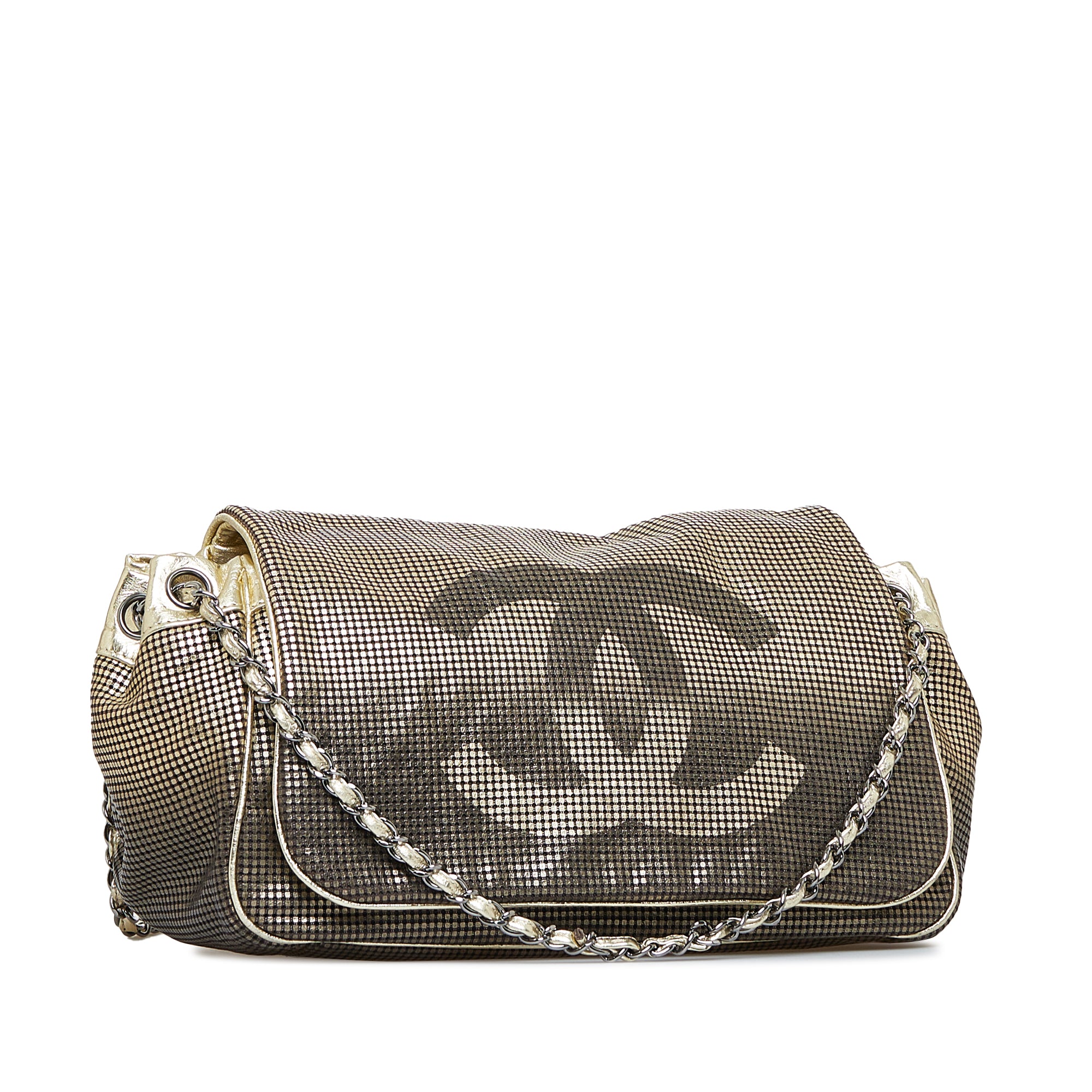 Gold Chanel Hollywood Accordion Shoulder Bag, Cra-wallonieShops Revival
