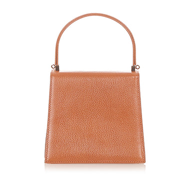 Tan MCM Leather Handbag - Designer Revival