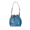 Blue Louis Vuitton Epi Petit Noe Bag