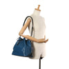 Blue Louis Vuitton Epi Petit Noe Bag