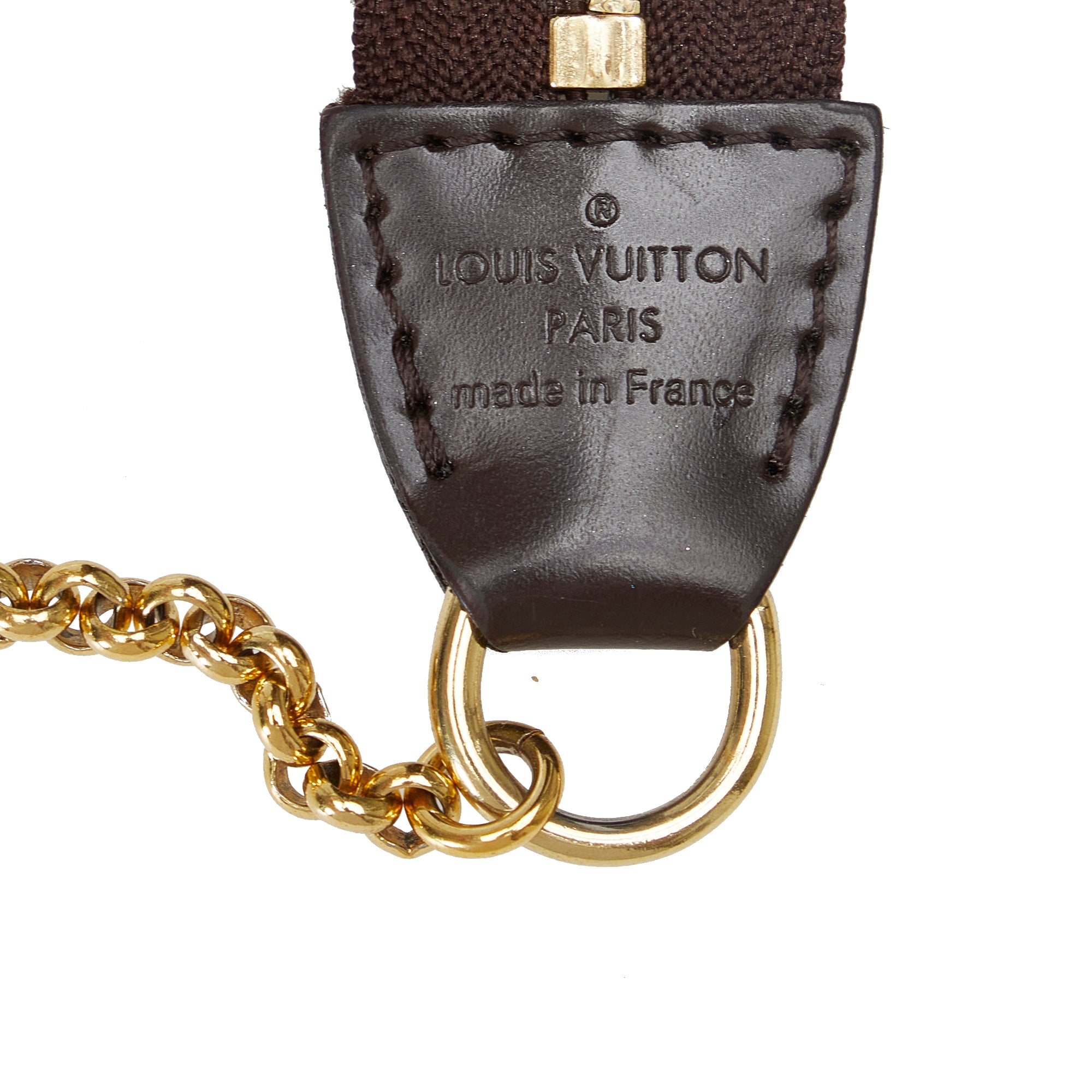 Louis Vuitton LV Damier Ebene Eva Chain Strap