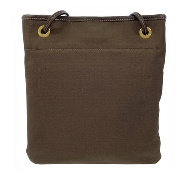 Brown Prada Canapa Logo Crossbody Bag - Designer Revival