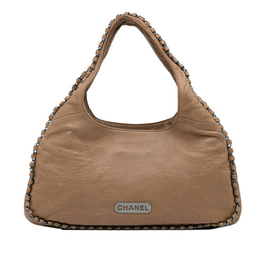Brown Chanel Luxe Ligne Hobo - Designer Revival