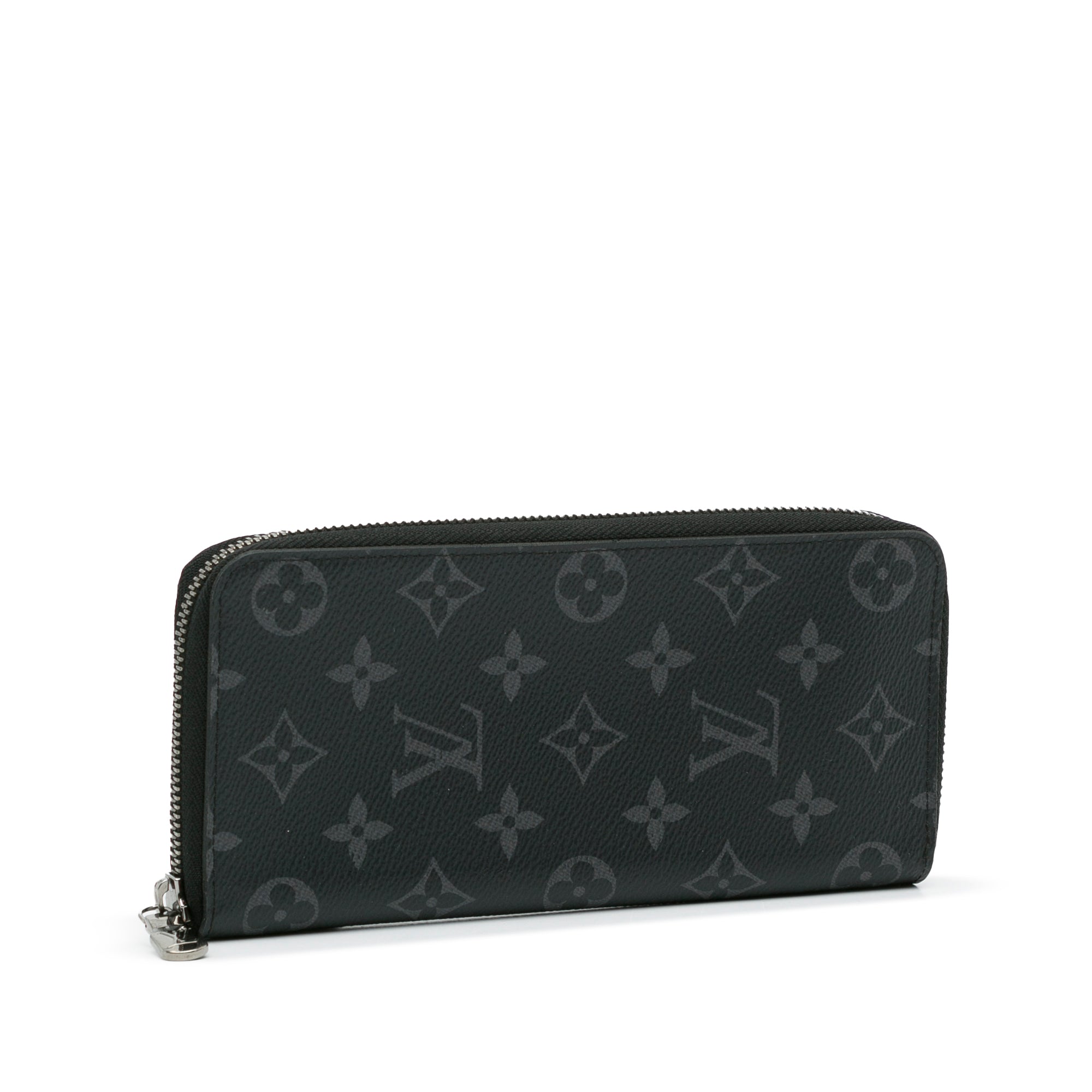 Black Louis Vuitton Monogram Eclipse Zippy Wallet
