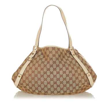 Brown Gucci GG Canvas Pelham Tote Bag - Designer Revival