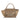 Taupe Celine Medium Trapeze Leather Satchel - Designer Revival