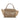 Taupe Celine Medium Trapeze Leather Satchel - Designer Revival