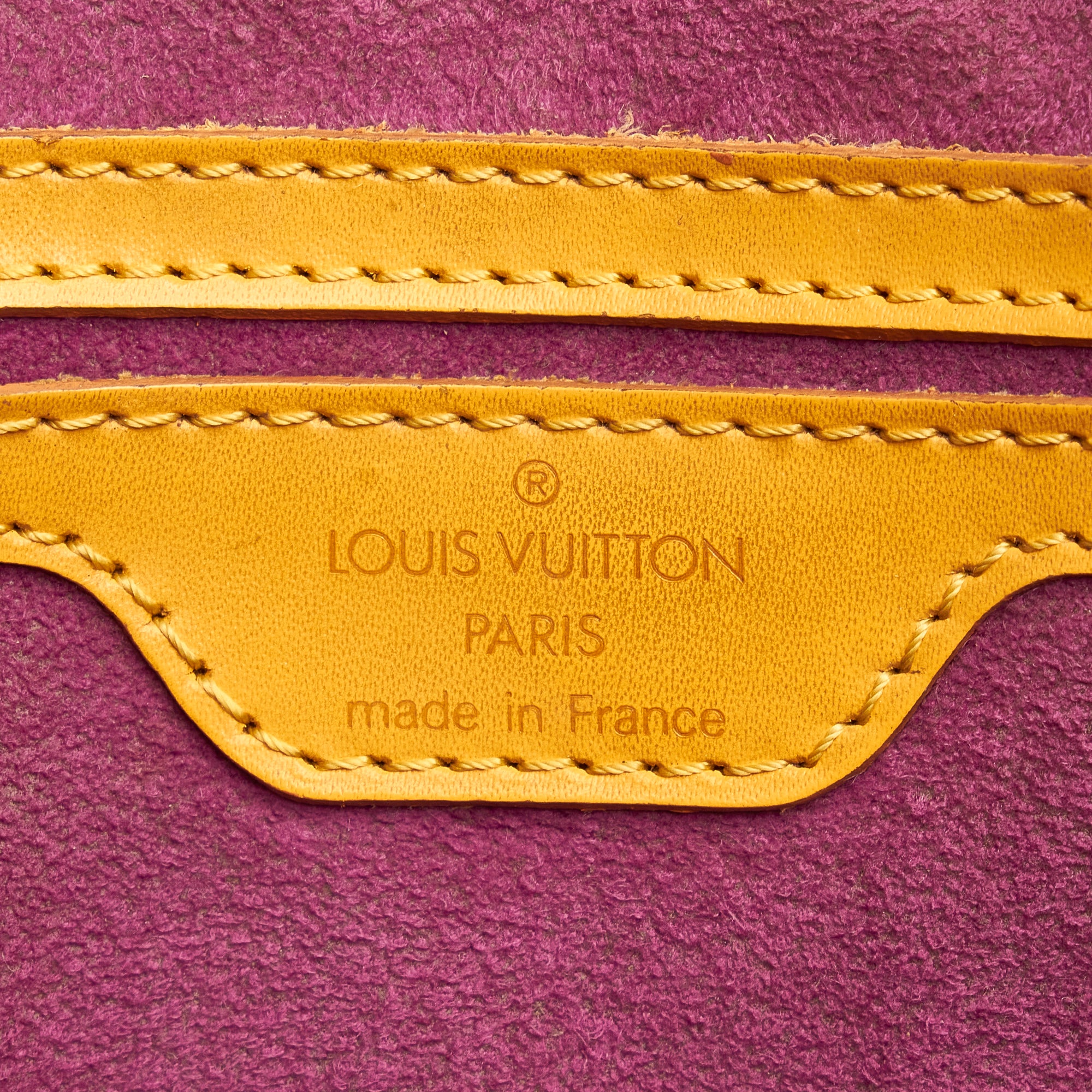 LOUIS VUITTON Yellow Epi St Jacques PM - The Purse Ladies