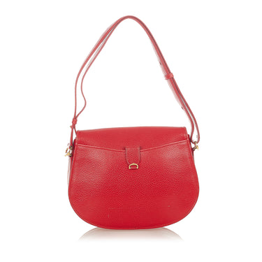 Red Cartier Must de Cartier Leather Shoulder Bag - Designer Revival