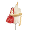 Red Louis Vuitton Epi Petit Noe Bag