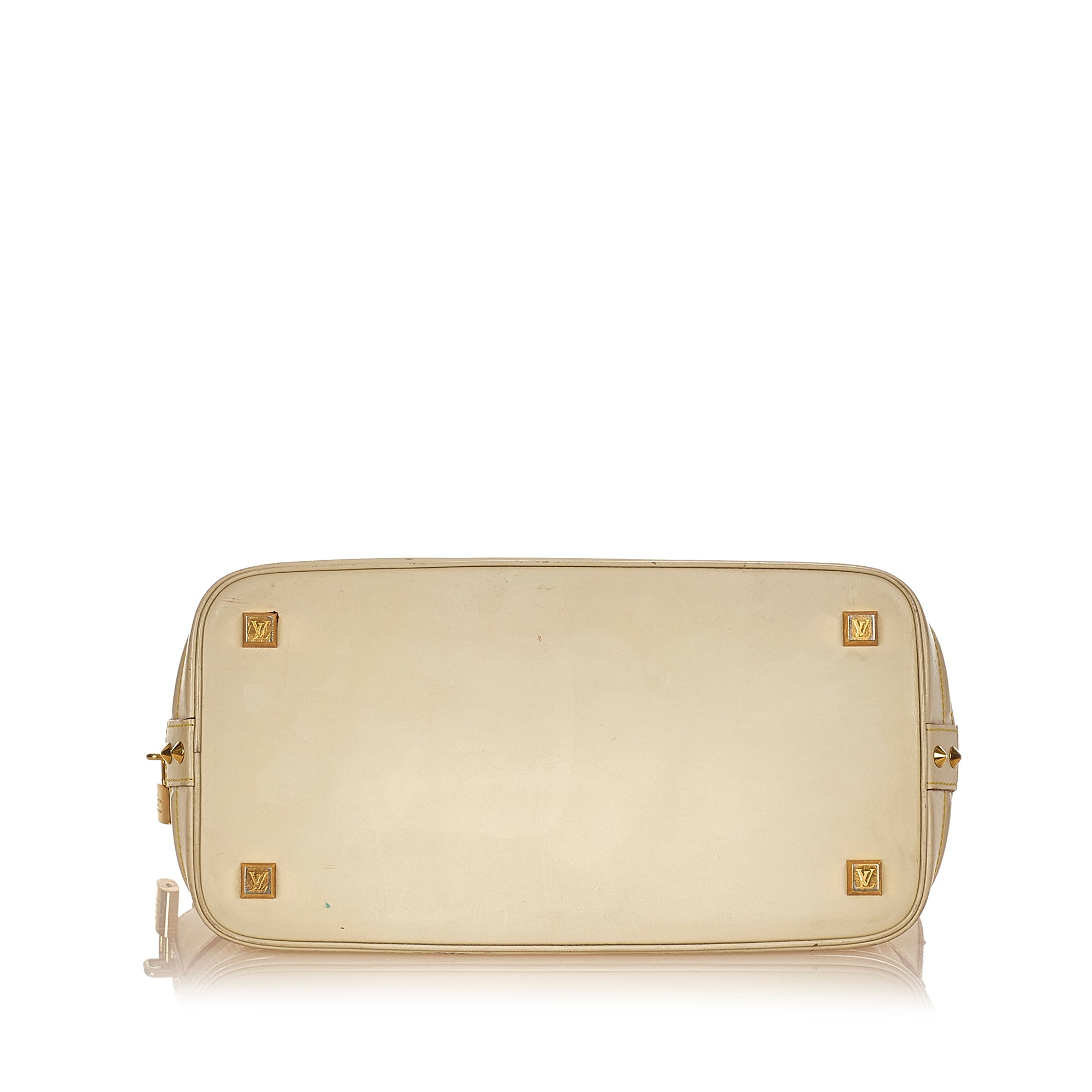 Beige Louis Vuitton Suhali Lockit MM Handbag – Designer Revival