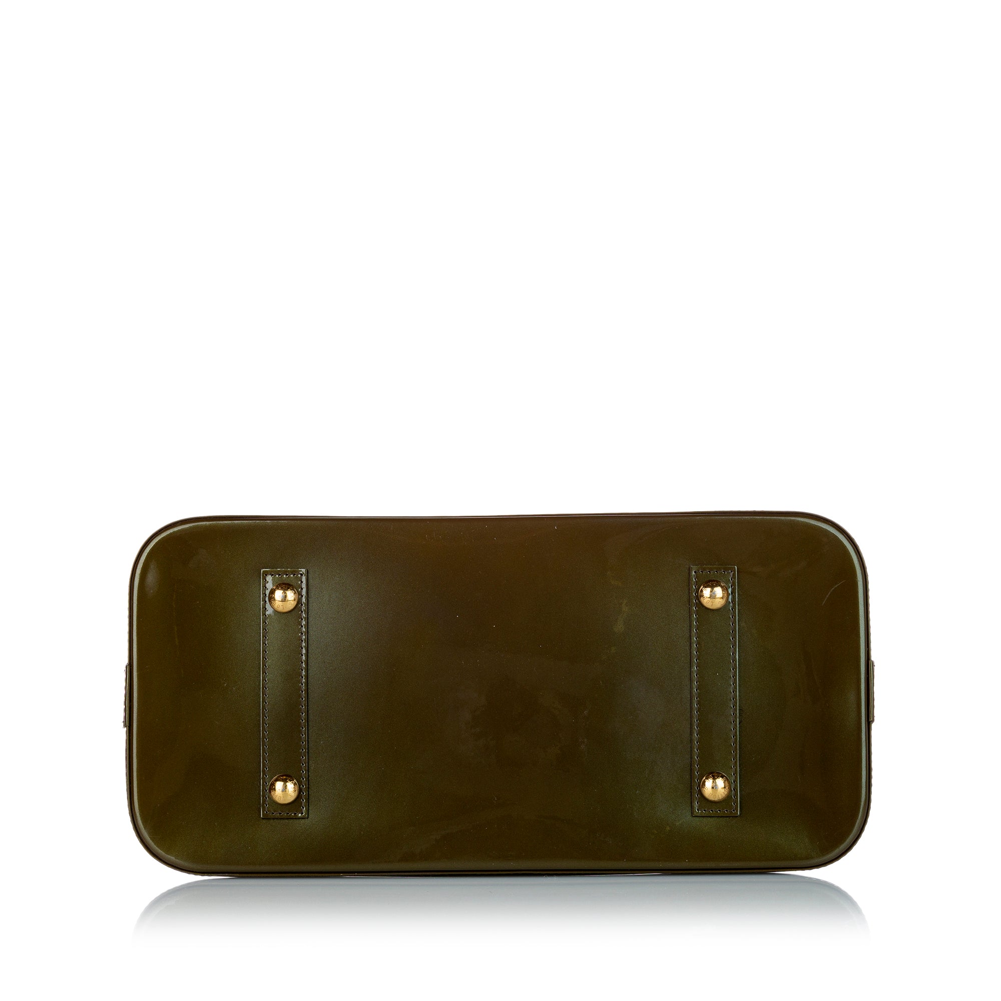 Louis Vuitton Vert Olive Monogram Vernis Brea GM Bag For Sale at 1stDibs