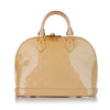 Brown Louis Vuitton Vernis Alma PM Bag