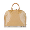 Brown Louis Vuitton Vernis Alma PM Bag
