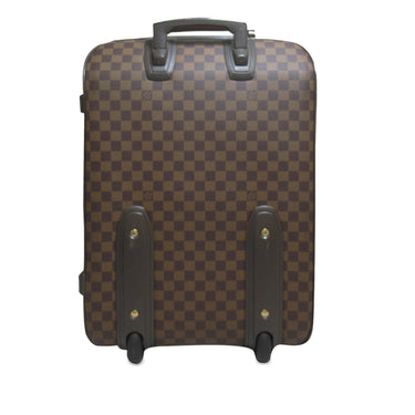 Brown Louis Vuitton Damier Ebene Pegase 55 Travel Bag