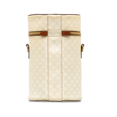 White Celine Macadam Vanity Bag - Designer Revival