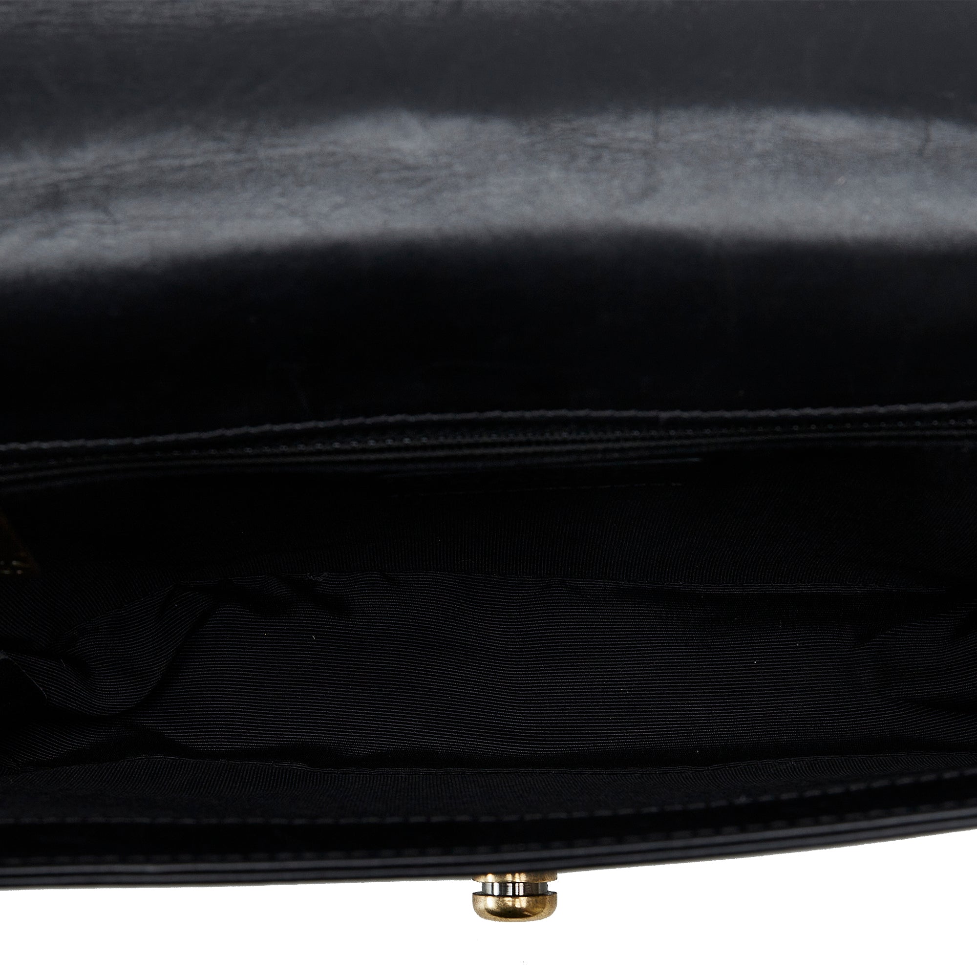CHANEL Boy Medium Lambskin Leather Shoulder Bag Black