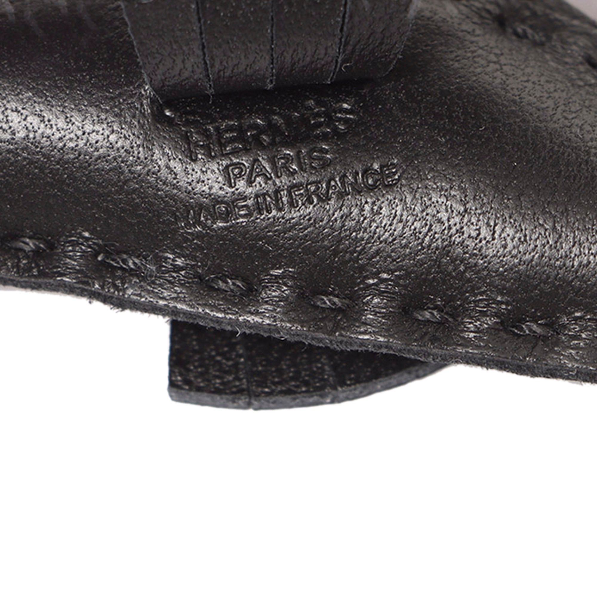 Black Hermes Milo Seahorse So Black Bag Charm - Atelier-lumieresShops Revival