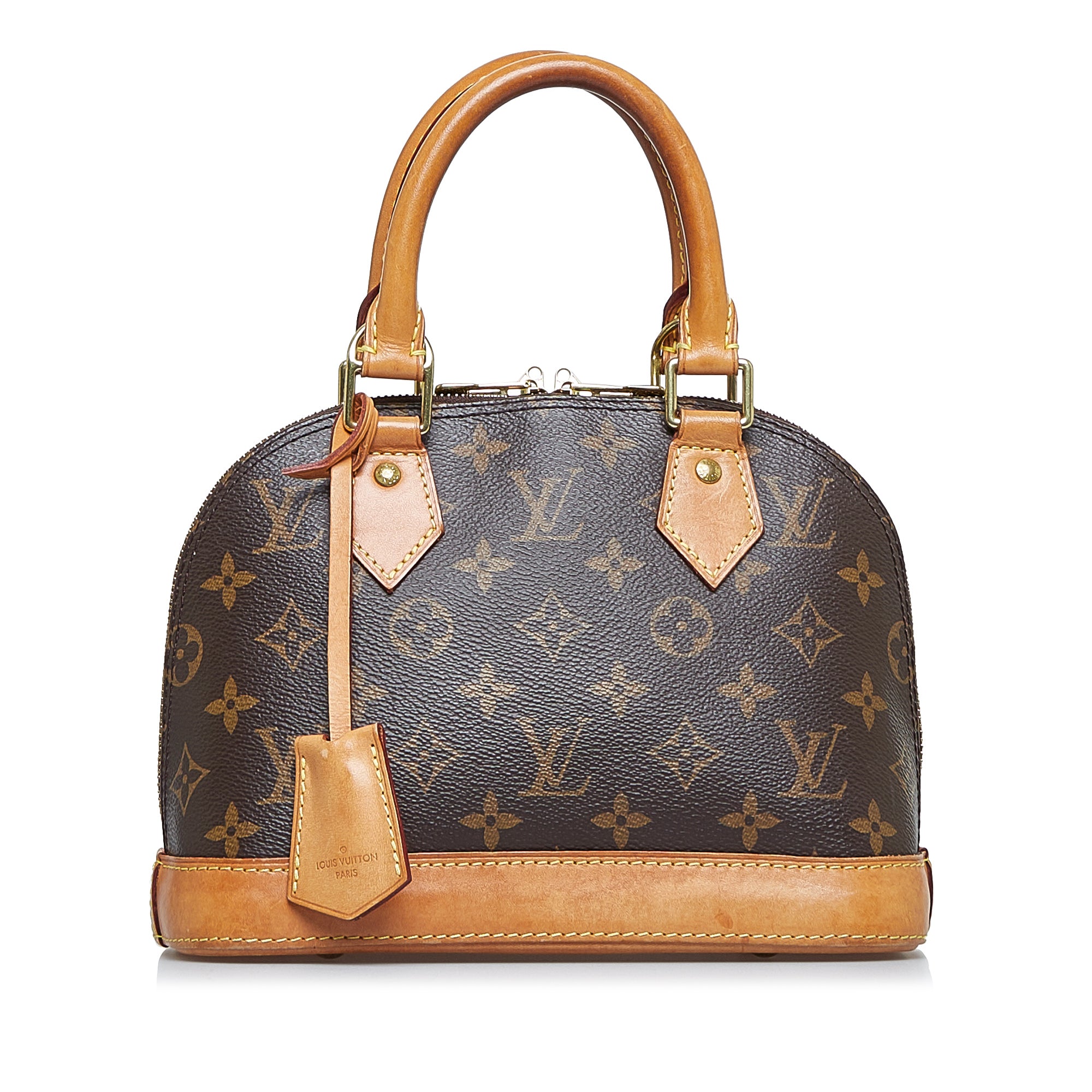 Louis Vuitton Canvas and Leahter Pm Alma Bag Monogram with Gold Hardware -  Luxury In Reach