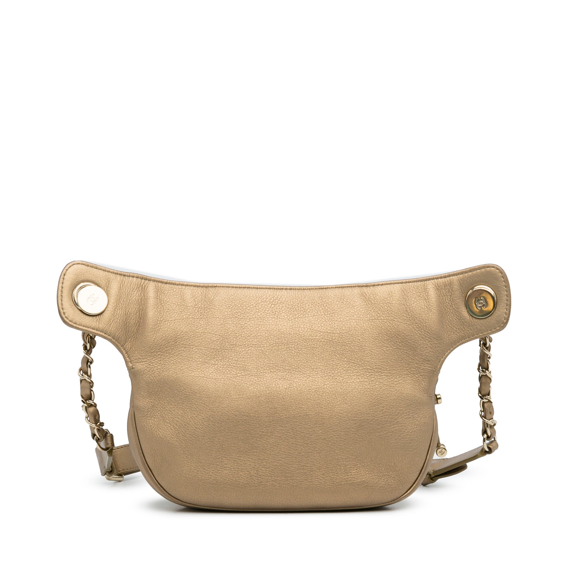 Gold Chanel CC Belt Bag
