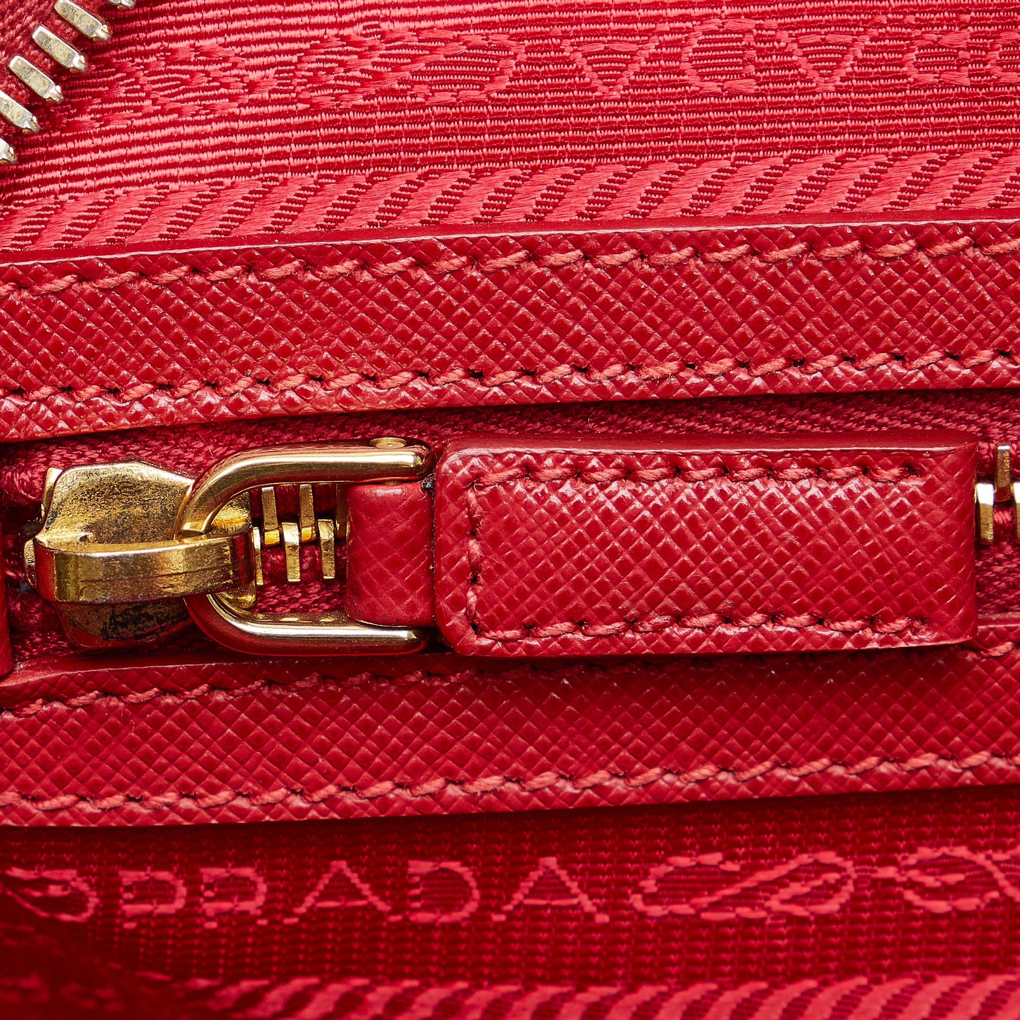 Red Prada Saffiano Lux Promenade Satchel – Designer Revival