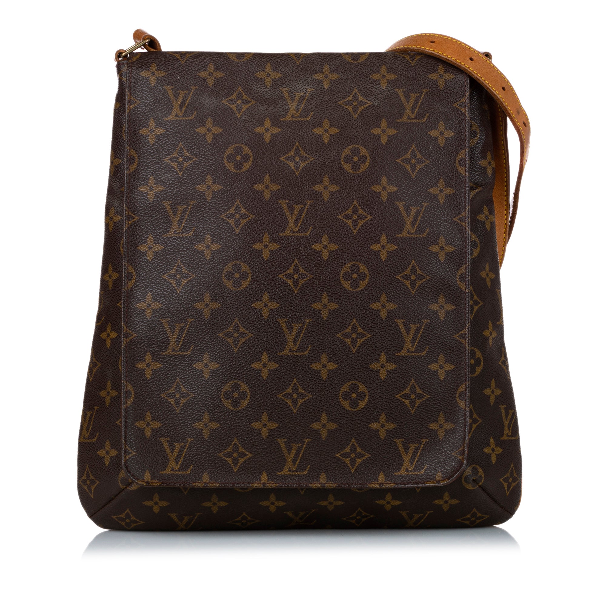 Brown Louis Vuitton Monogram GM Musette Salsa Long Strap Crossbody Bag