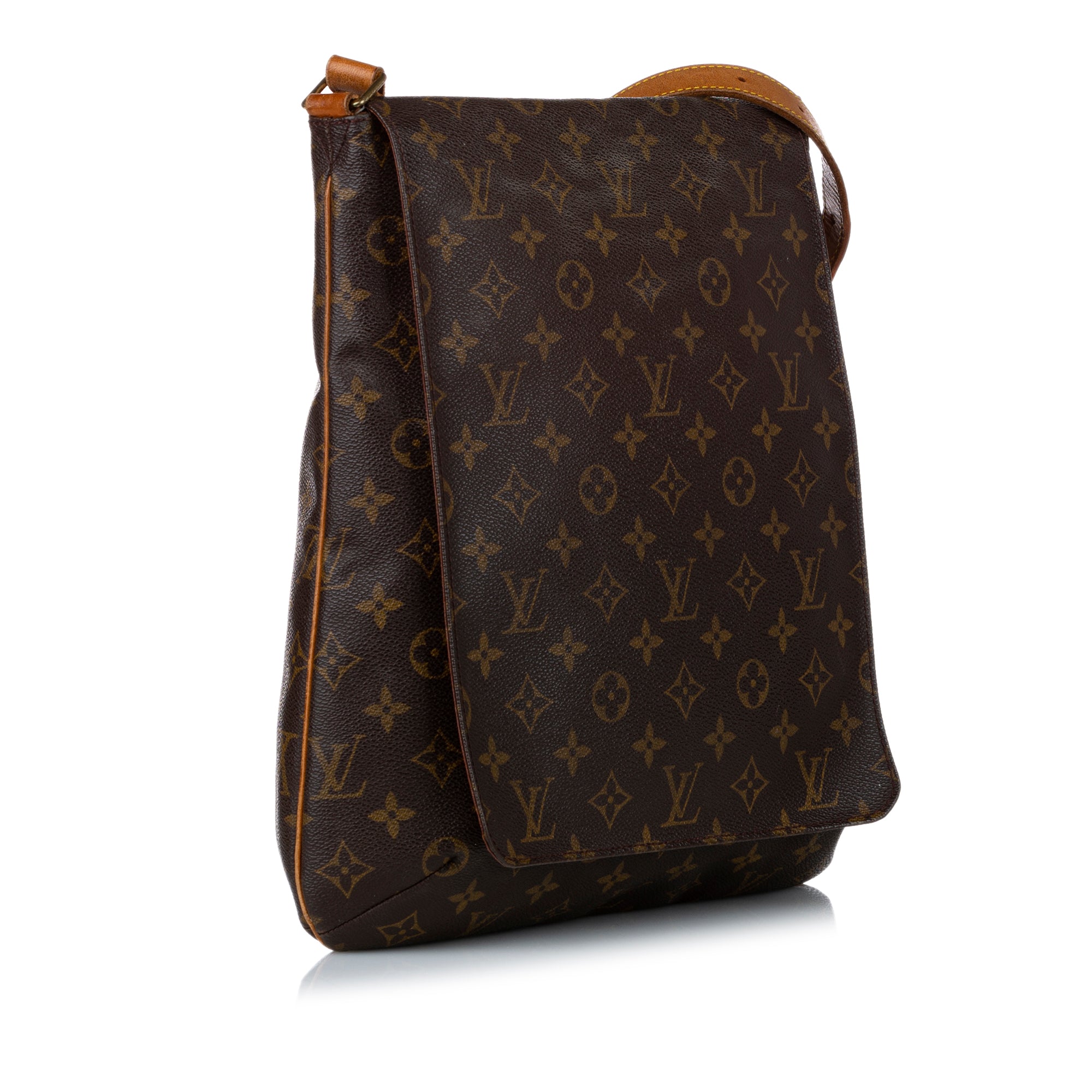 Brown Louis Vuitton Monogram GM Musette Salsa Long Strap Crossbody Bag