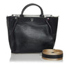 Black MCM Leather Satchel Bag
