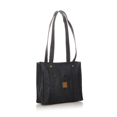 Black MCM Visetos Nylon Tote Bag - Designer Revival