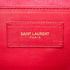 Red Saint Laurent Classic Baby Duffle Leather Satchel