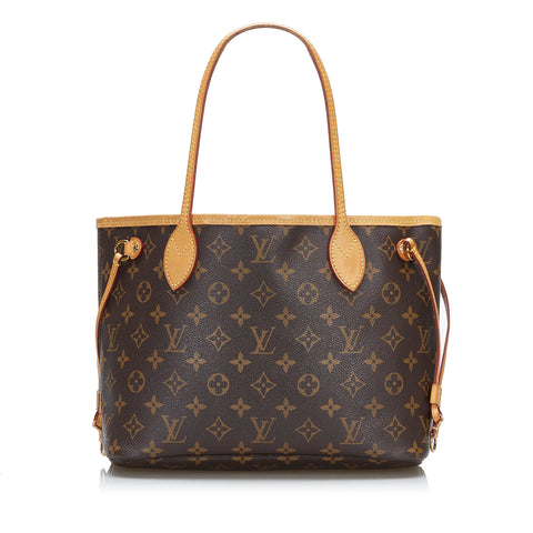 Black Louis Vuitton Monogram Neverfull PM Tote Bag